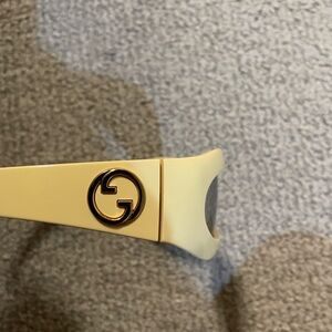 Gucci Cream Sunglasses
